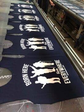 cắt gia công đồng phục