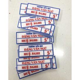 in bảng tên học sinh