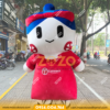 May mascot khung xốp bọc vải 1 mascot